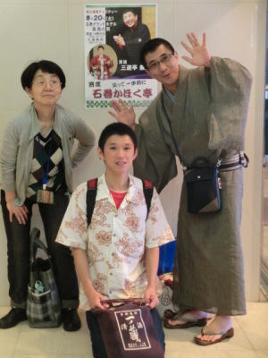 やった感まんまんの3人。 やった感まんまんの3人。