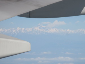 機内から初エベレスト 機内から初エベレスト